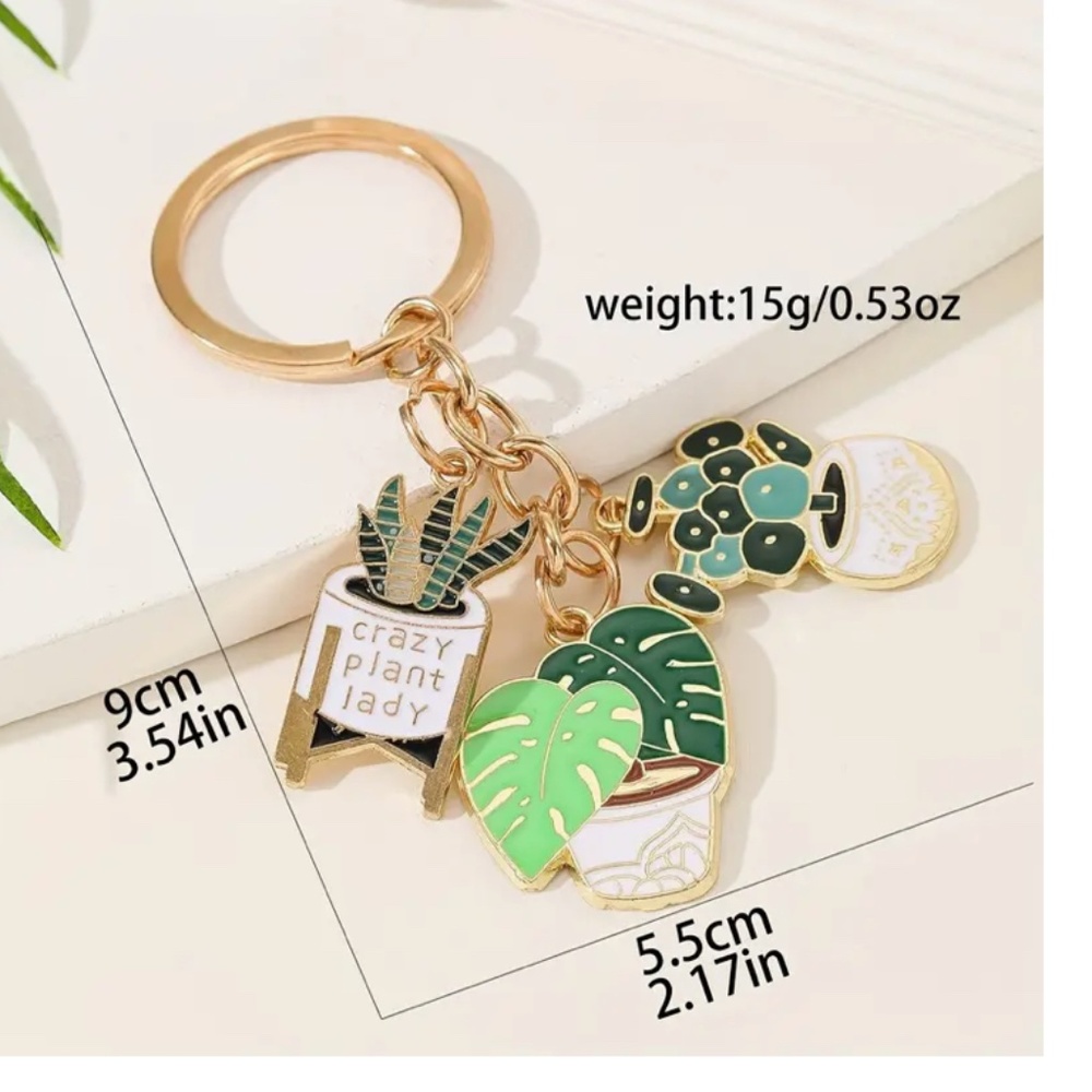 Plant keychain